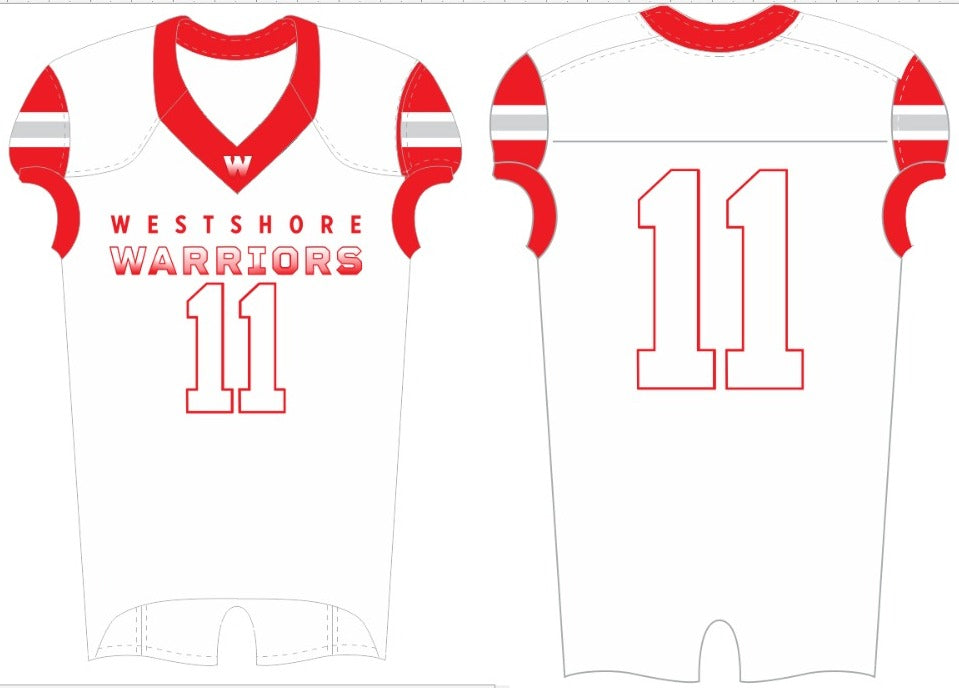 Westshore warriors jersey and pant set
