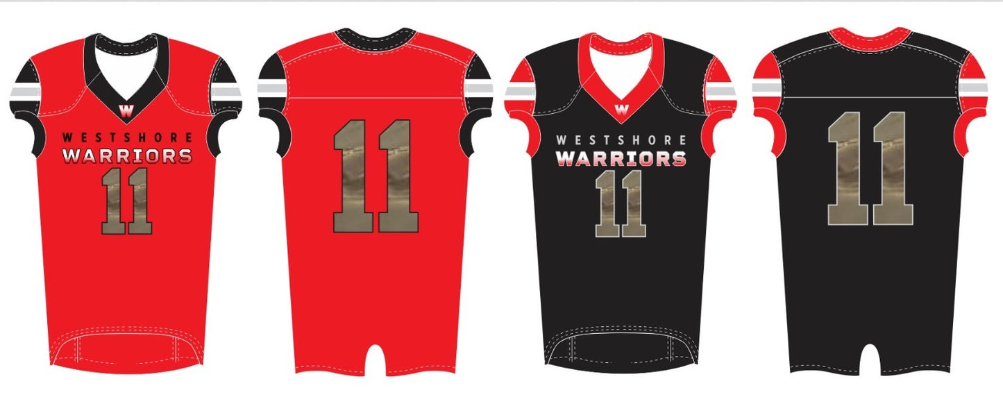 Westshore warriors reversible jersey and pants